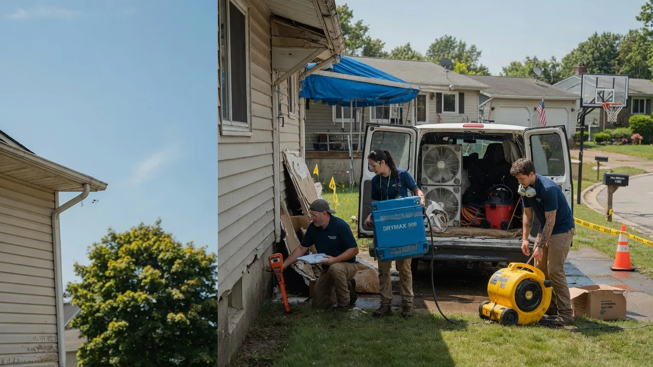 Ceiling Leak Cleanup in Eagle River, WI near me